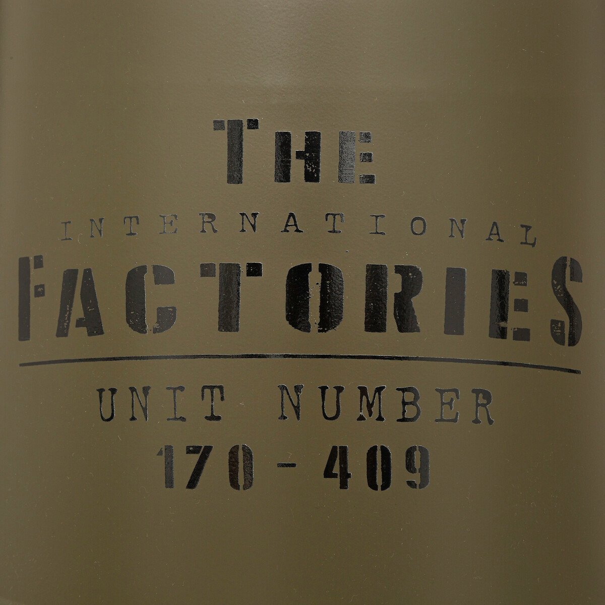 Pufe JOAO verdei em metal 47cm