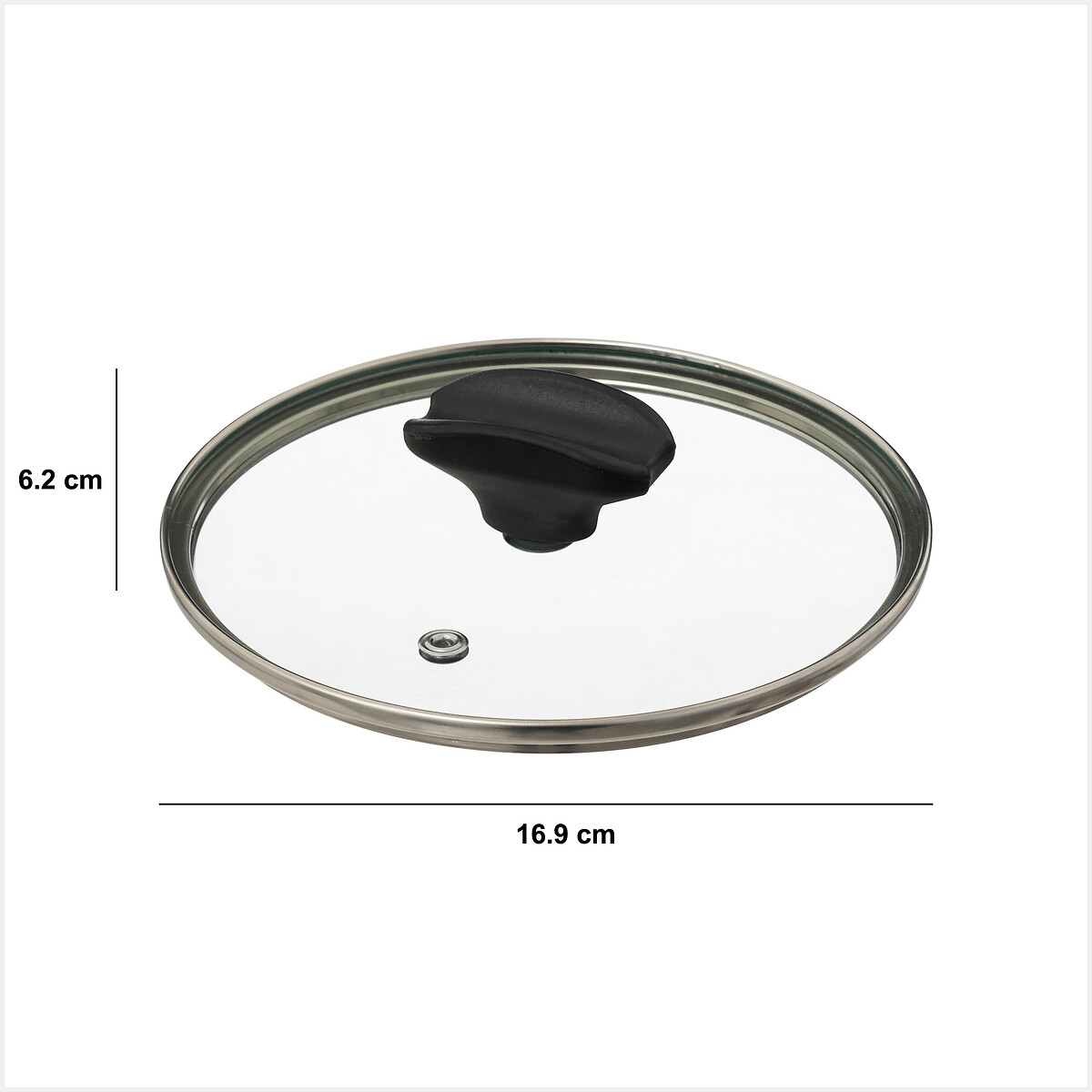 Tampa em vidro para ca&ccedil;arola 16cm