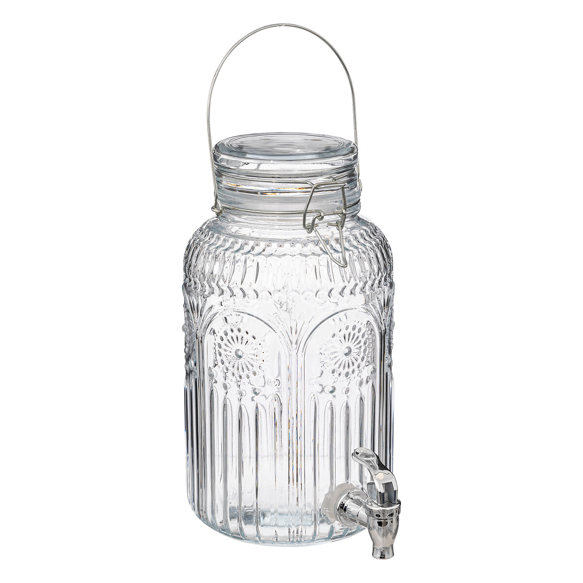 Frasco com torneira MONA em vidro 3,8l