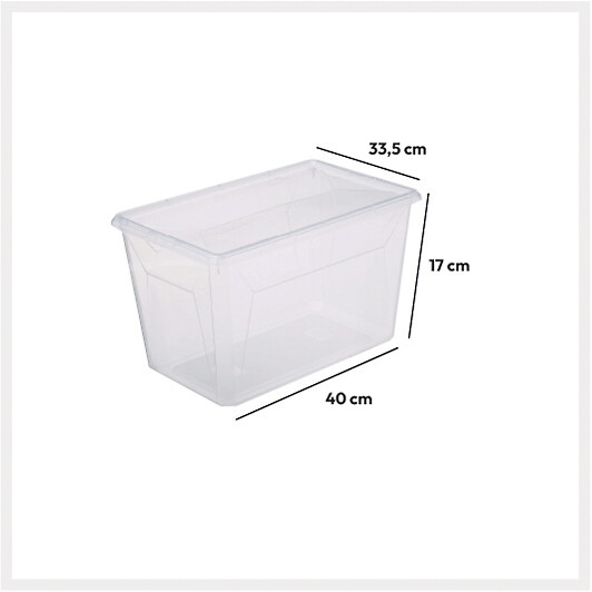 Caixa de arrumação 17,8l SIMPLY+,  Caixa de arrumação 17,8l SIMPLY+