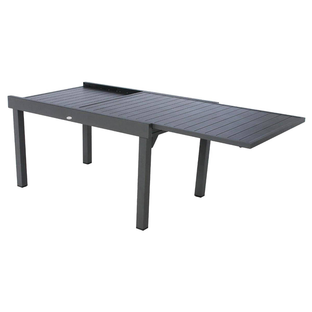 Mesa extens&iacute;vel PIAZZA cinza graphite 135-270cm
