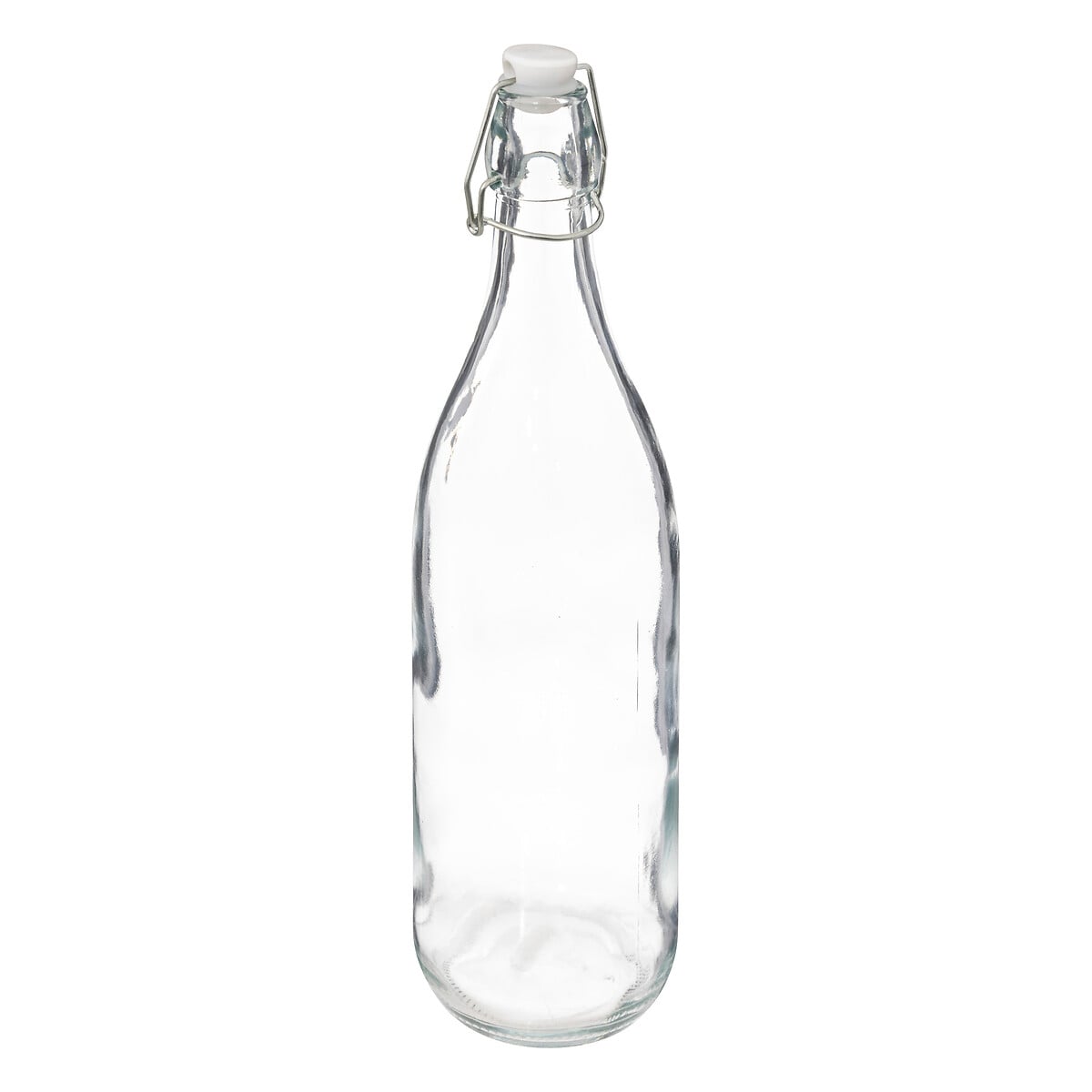Garrafa de vidro com tampa 1l