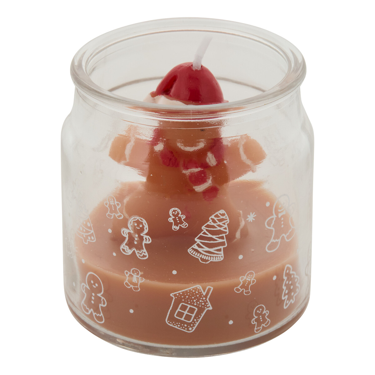 Vela com figura bolacha de gengibre