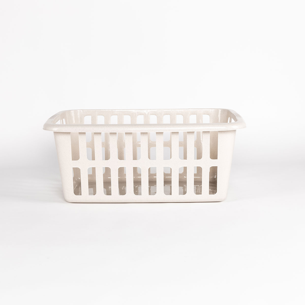 Cesto roupa alto creme 40L