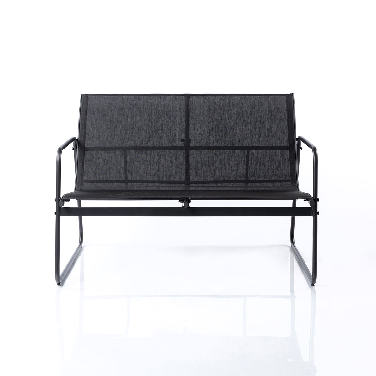 Conjunto de jardim preto para 4 pessoas