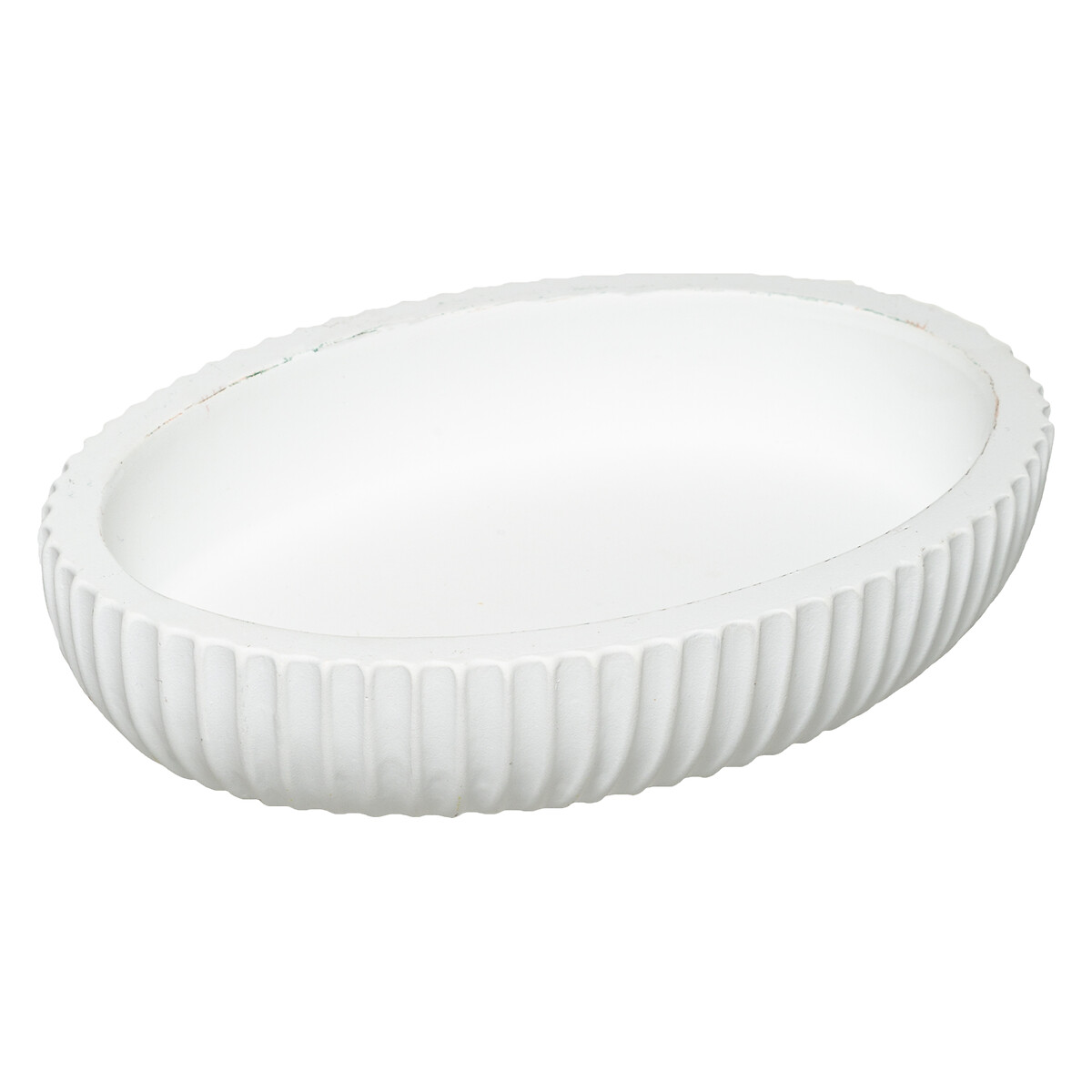 Saboneteira wc NATUREO branco com base em bambu