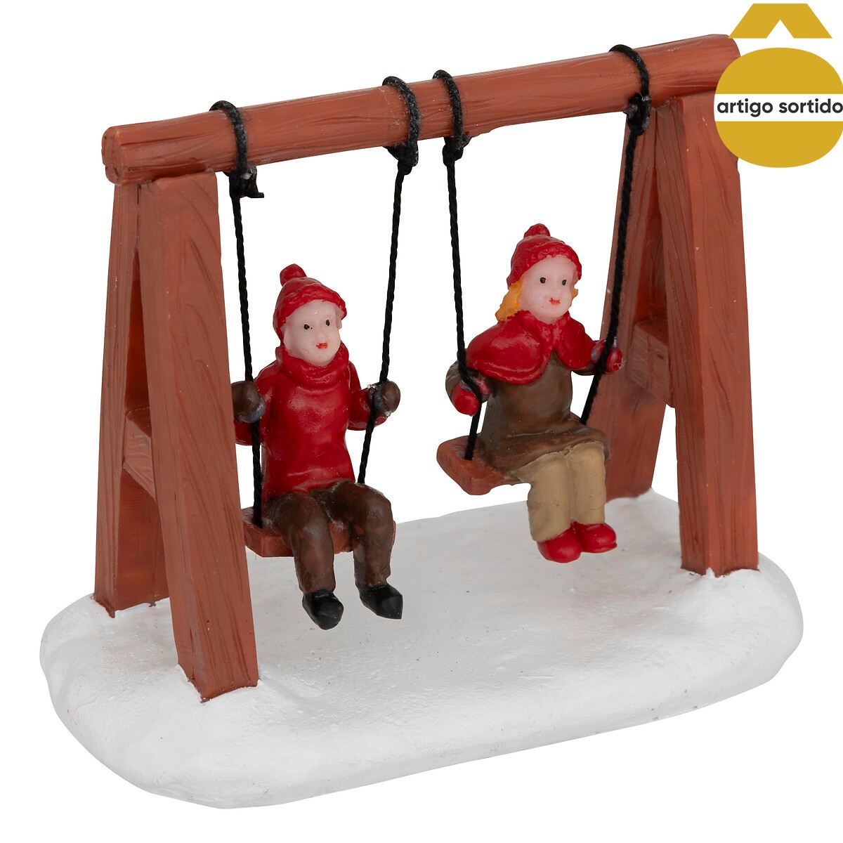 Figura de parque de diversões para aldeia 17cm