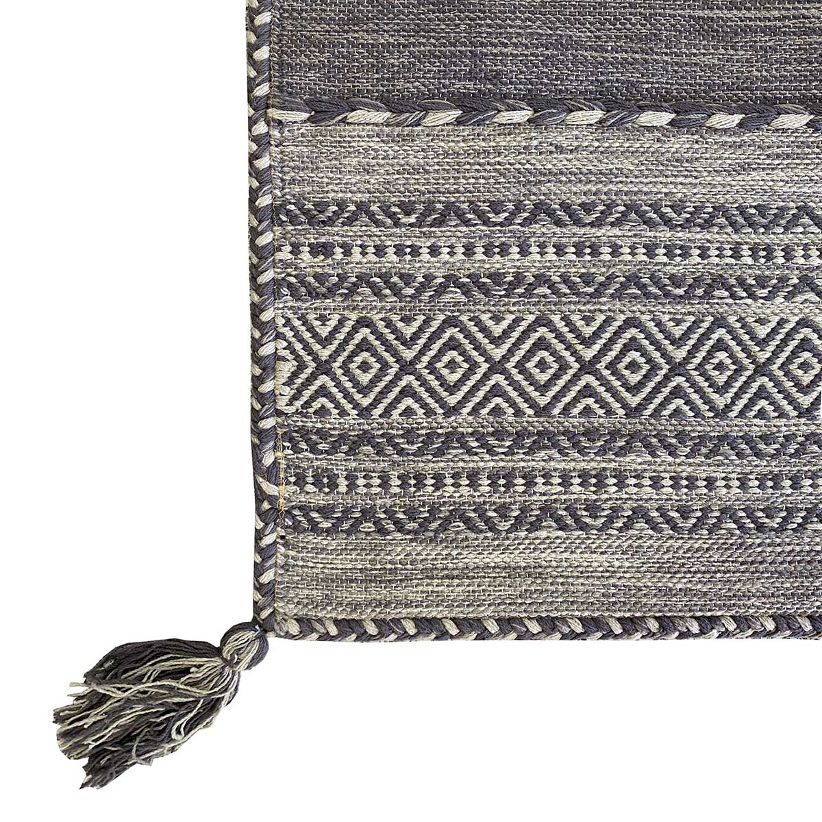 Tapete TRIBAL cinza 60x100cm,  Tapete TRIBAL cinza 60x100cm