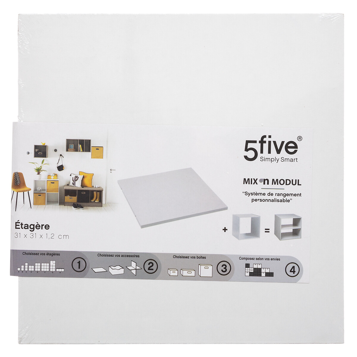 Prateleira MIXMODUL branca 32cm