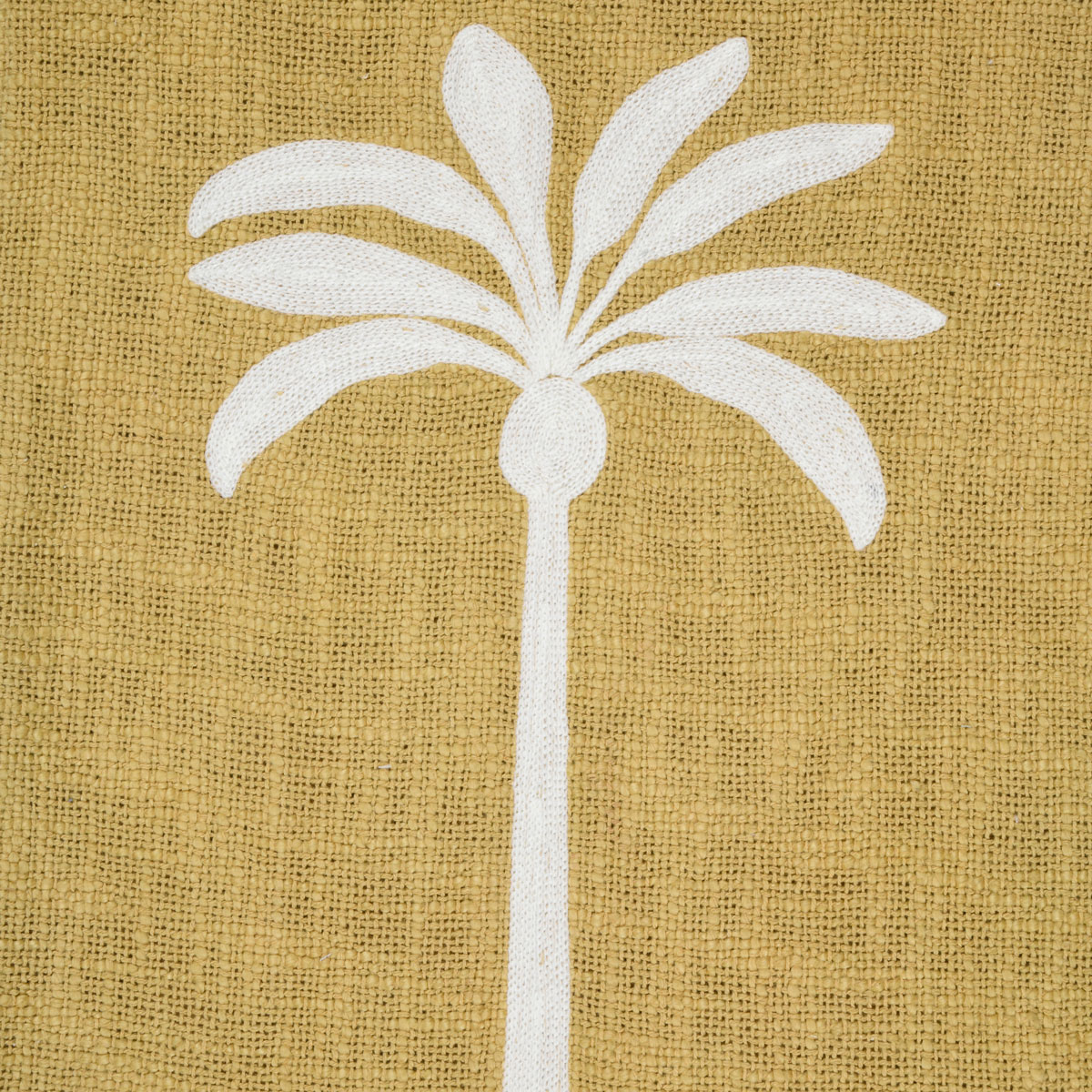 Manta CASABLANCA amarela com franjas 125x150cm