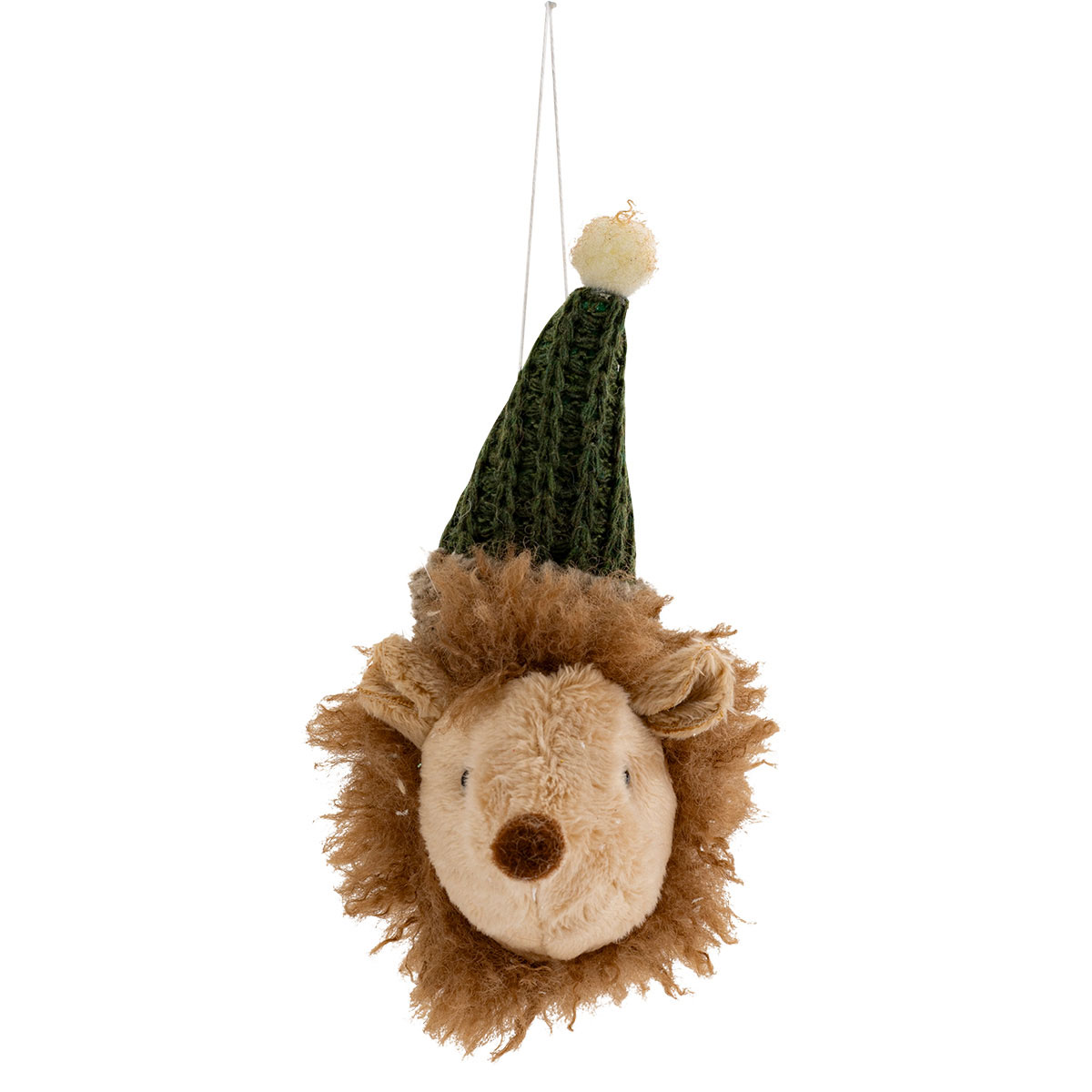 Pendurante ouri&ccedil;o com gorro verde 15cm