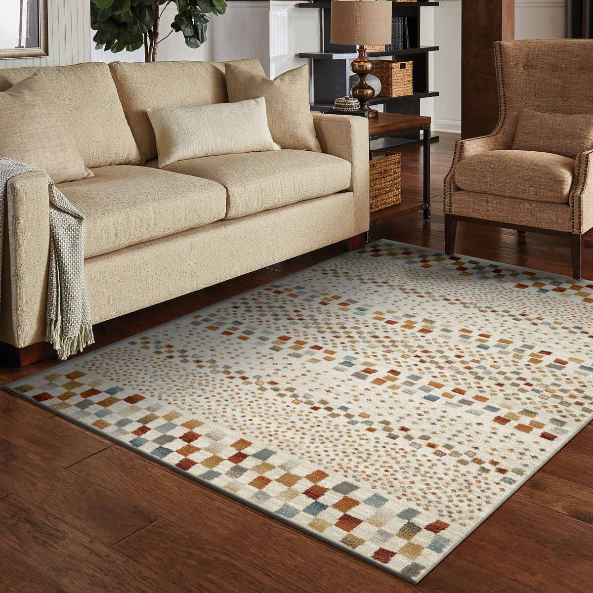 Tapete QUATRO multicolor 80x150cm