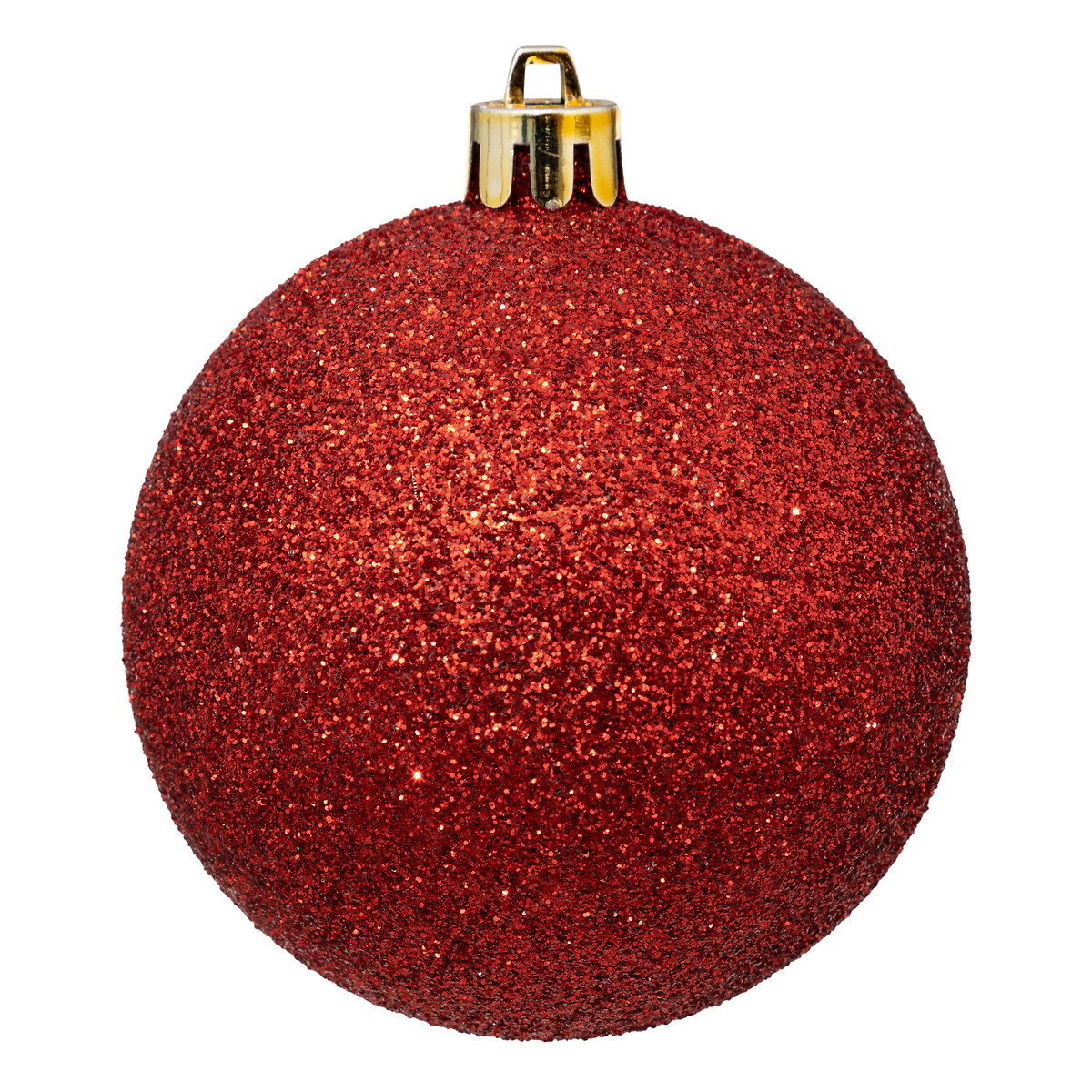 Conjunto de 18 peças decorativas vermelho e dourado