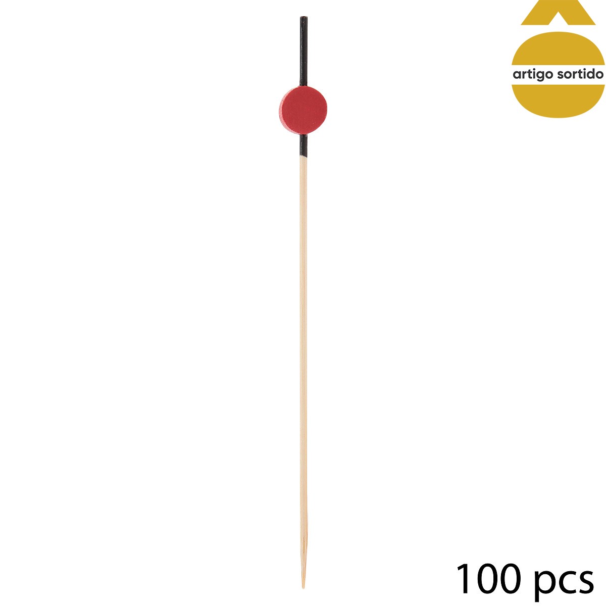 Conjunto de 100 palitos para cocktail