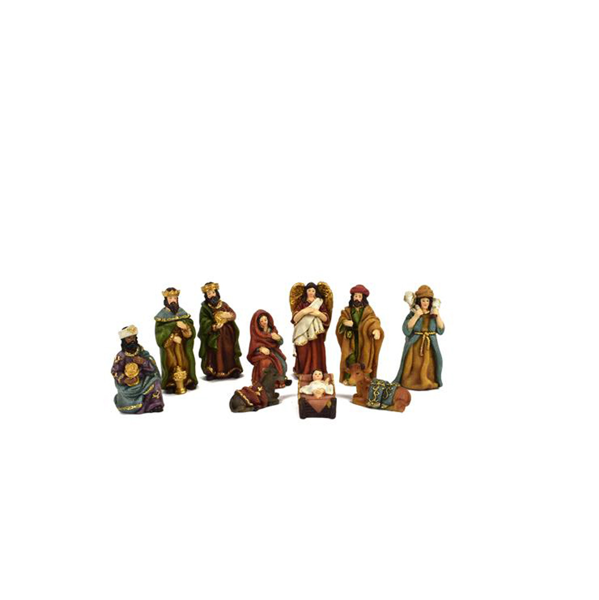 Conjunto de 10 figuras para pres&eacute;pio