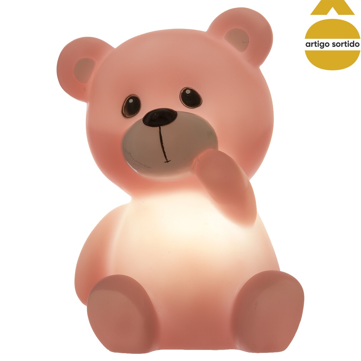 Luz de presen&ccedil;a led ursinho 13x10,5x9,2cm