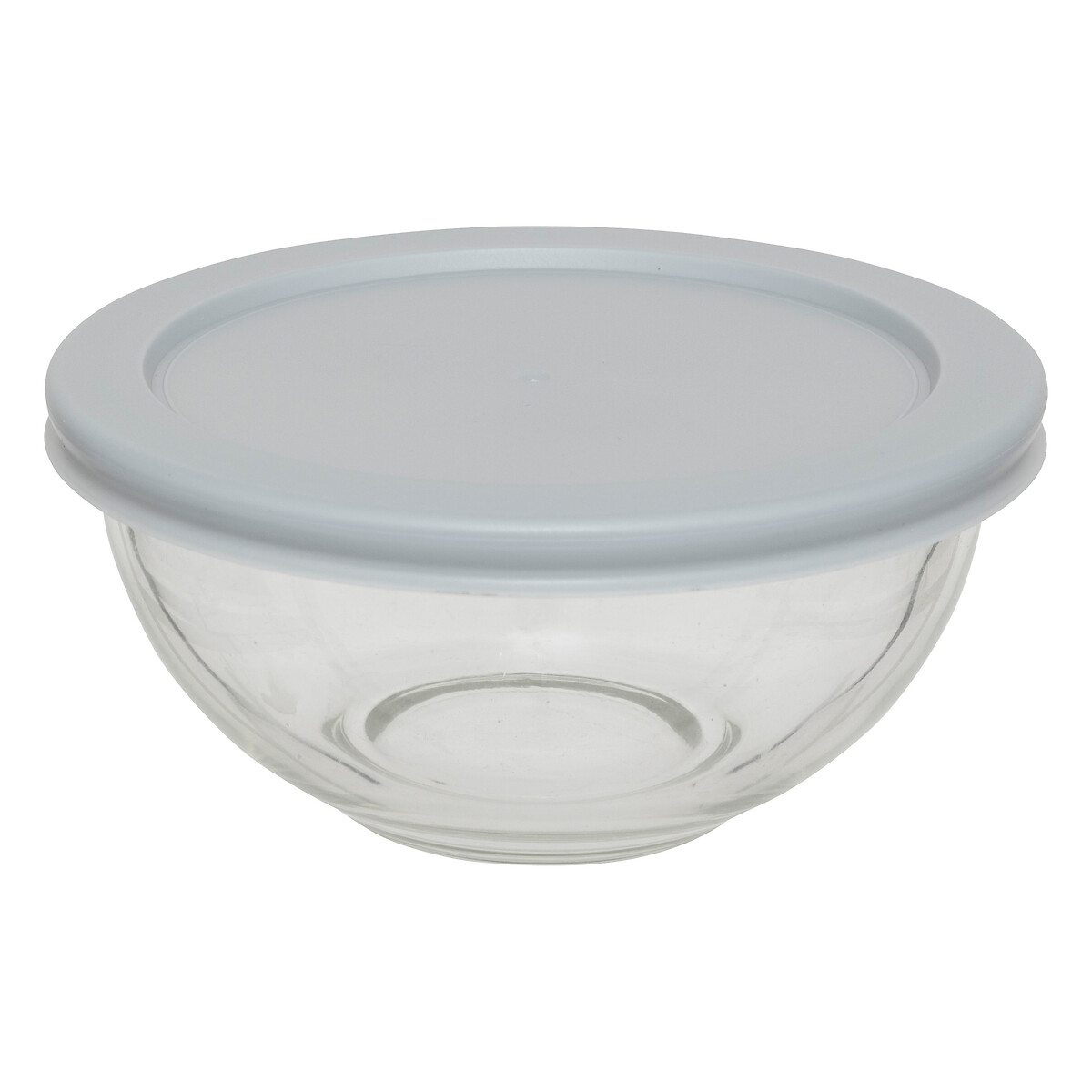 Conjunto de 3 caixas redondas em vidro