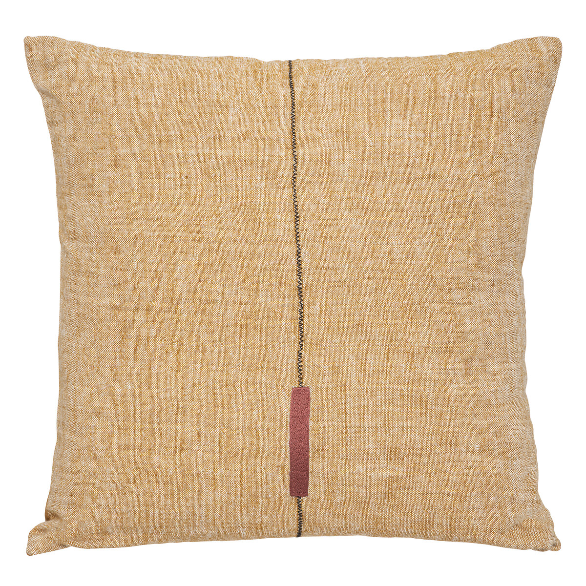 Almofada DOLCE RIVIERA ocre bordada 55x55cm