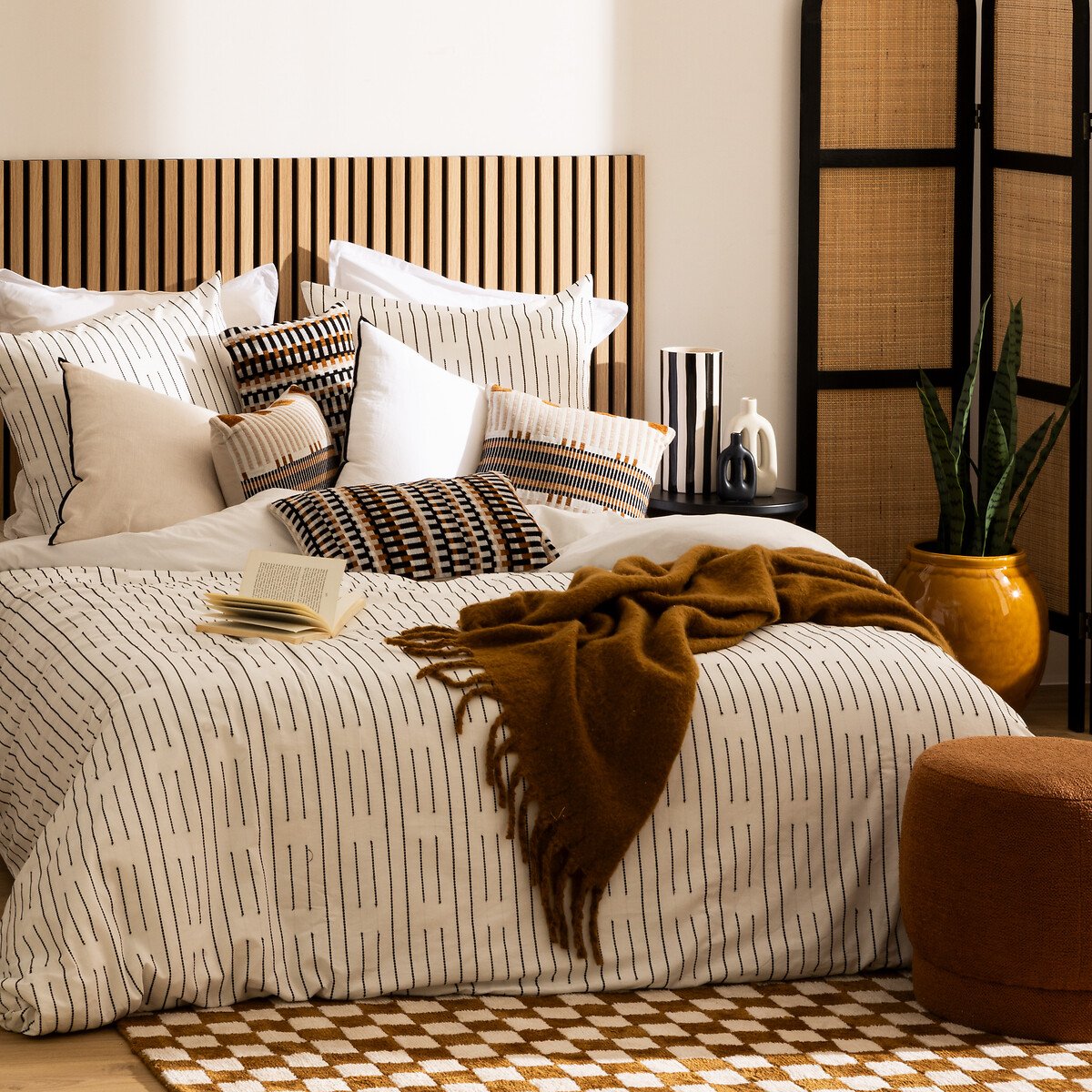 Capa de edred&atilde;o e capas de almofada DOBBY KAIN 240x220cm