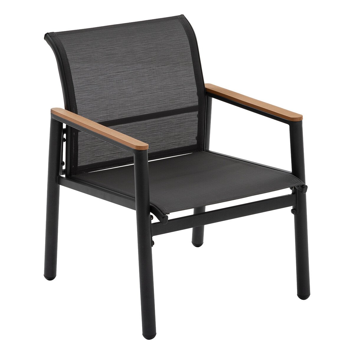 Conjunto de jardim RELAX 4 lugares cinza escuro