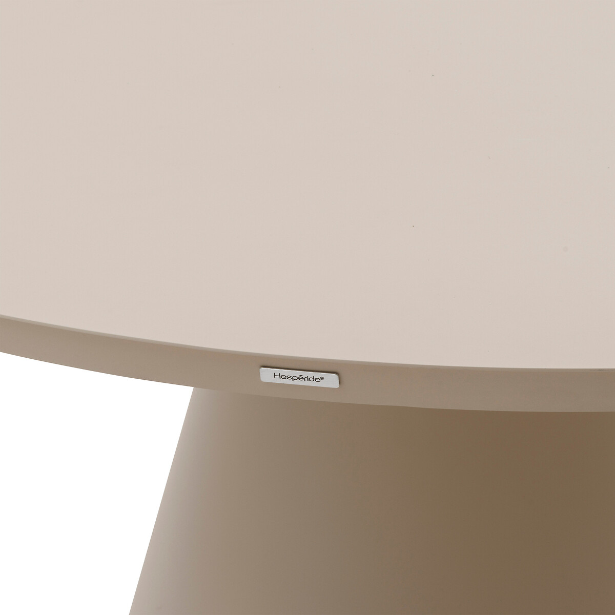 Mesa de exterior redonda YCONIA em alum&iacute;nio