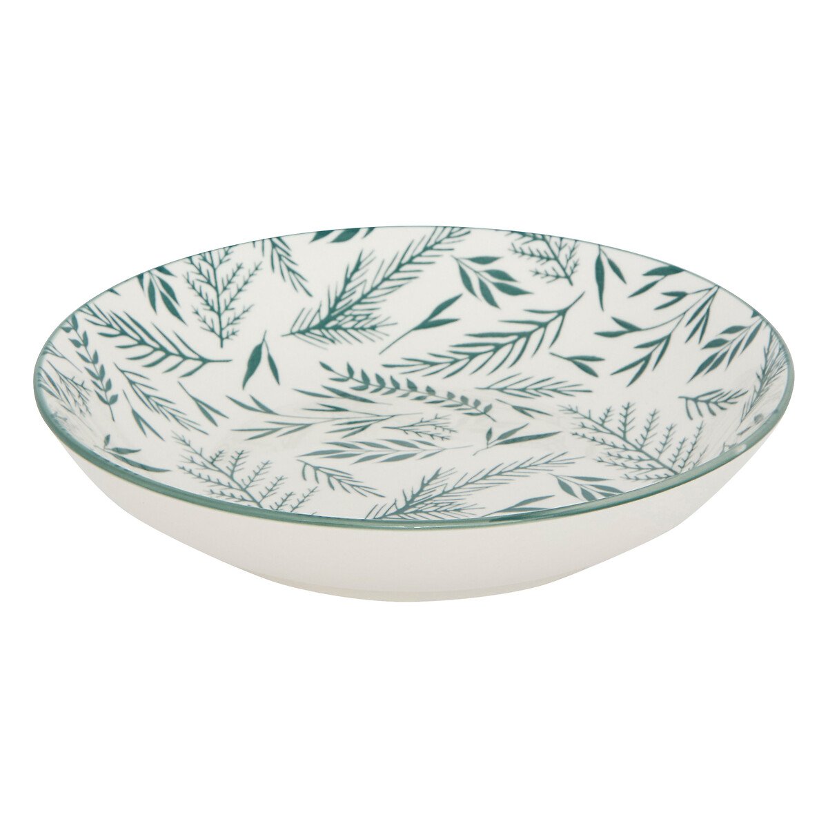 Servi&ccedil;o de mesa 12 pe&ccedil;as AGATHE verde