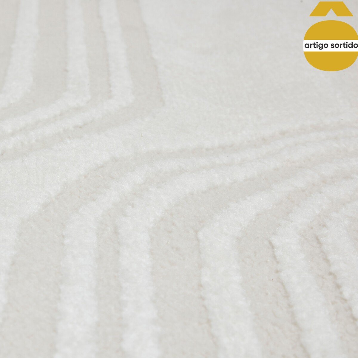 Tapete decorativo ANOAI branco 100x150cm