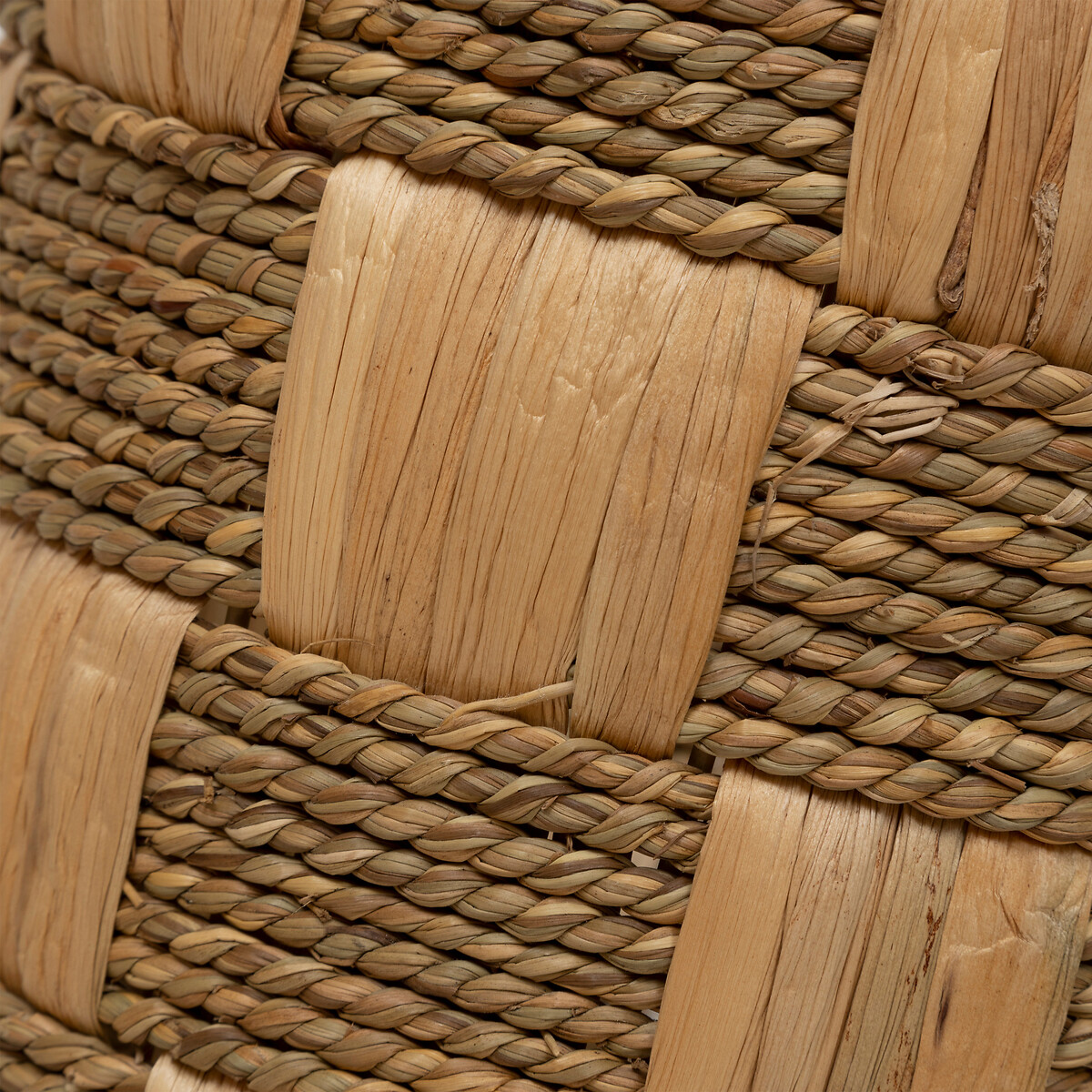 Cesto redondo NADI castanho em juta 30cm