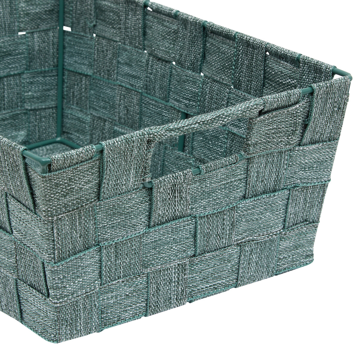 Cesto de arruma&ccedil;&atilde;o verde 28cm