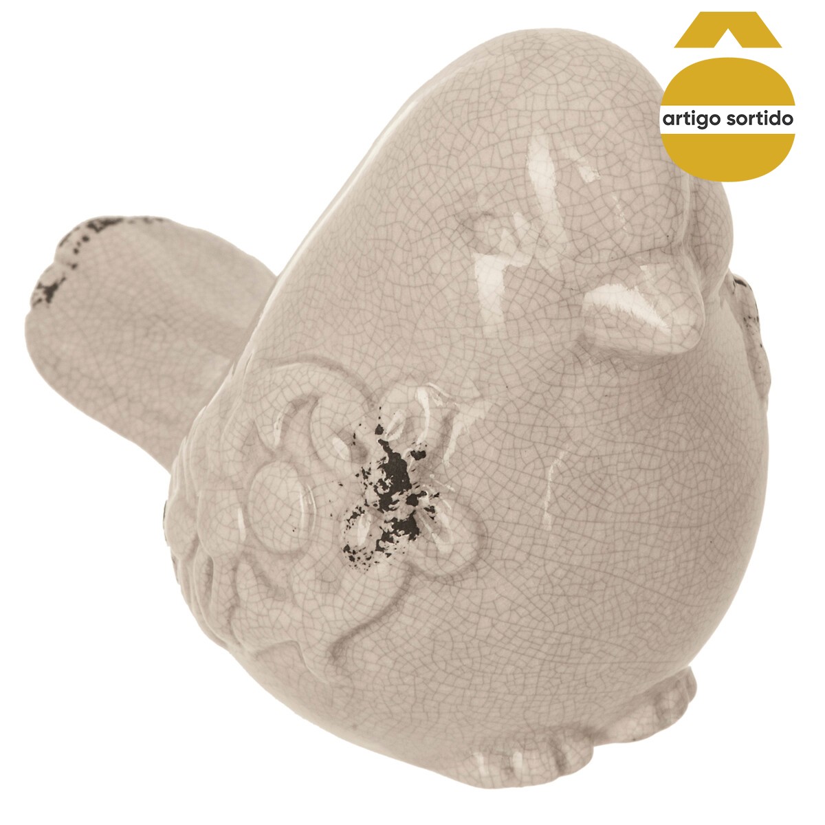 P&aacute;ssaro GARDEN em porcelana 10cm