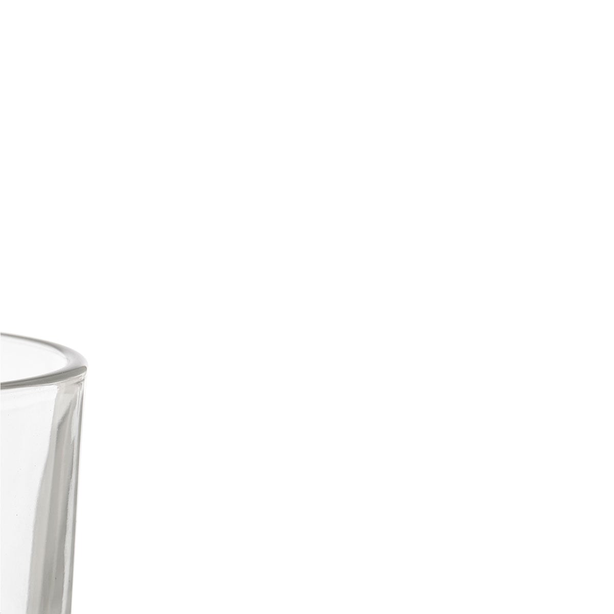 Copo com riscas em vidro 370ml