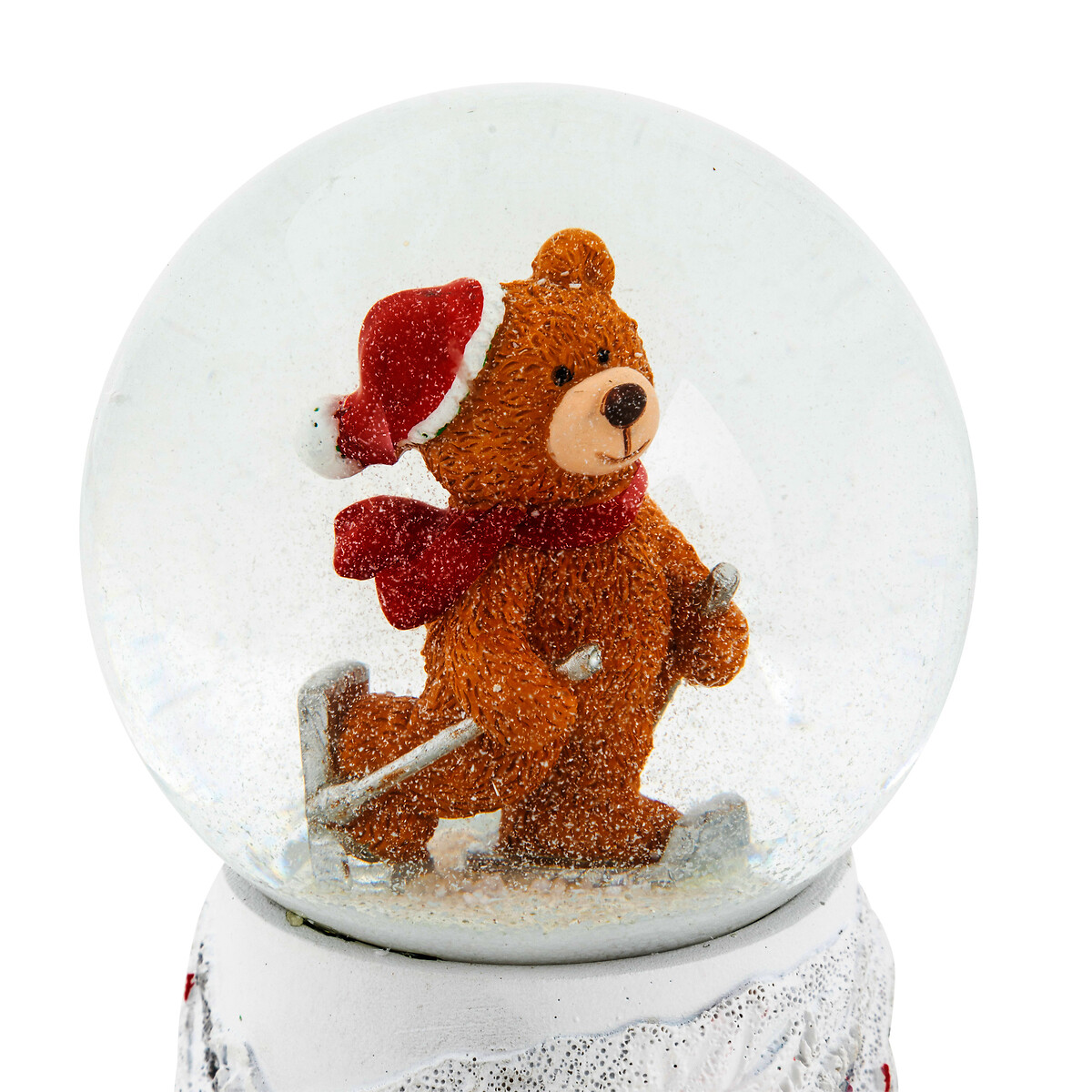 Globo de neve com ursinho SKI D8cm