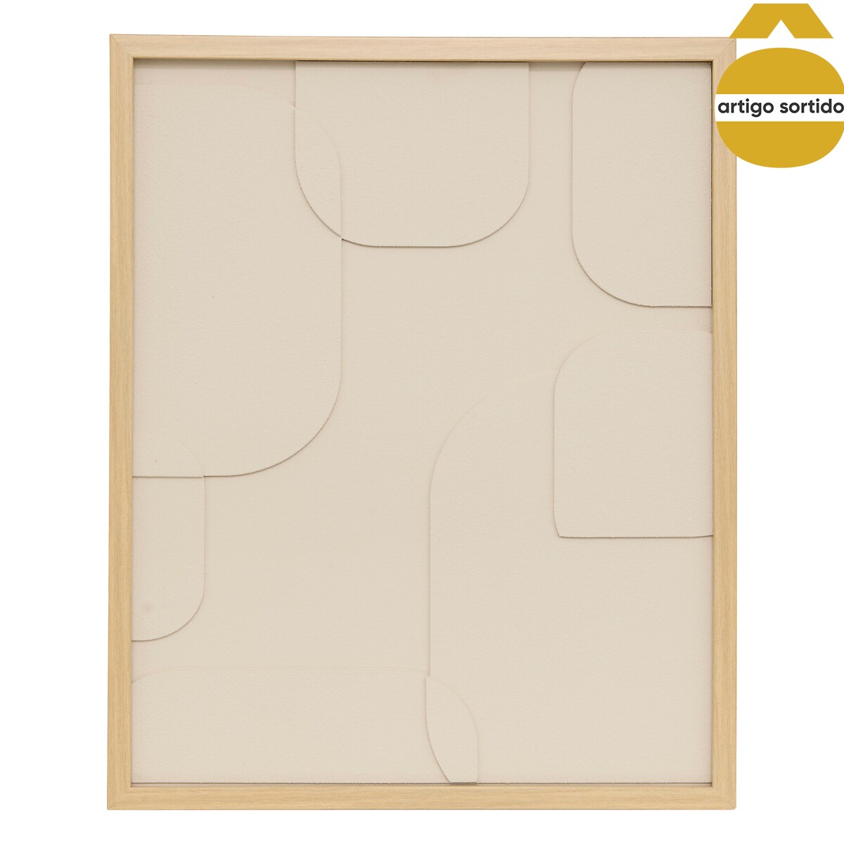 Quadro decorativo com relevo BOBBY 40x50cm