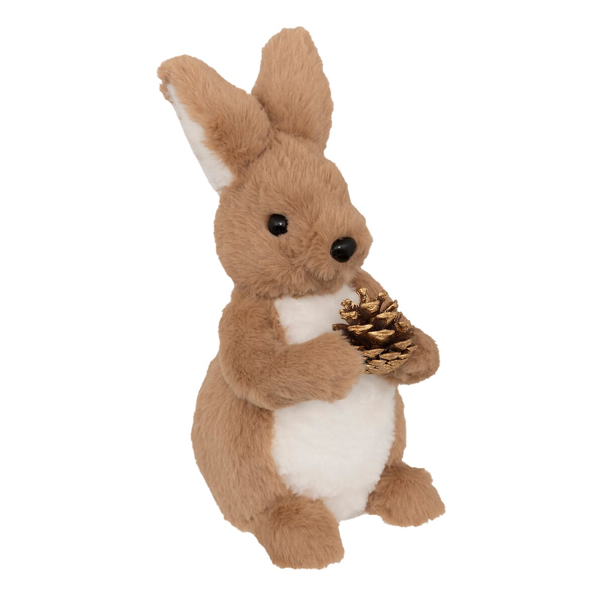 Figura de coelho com pinha 31cm