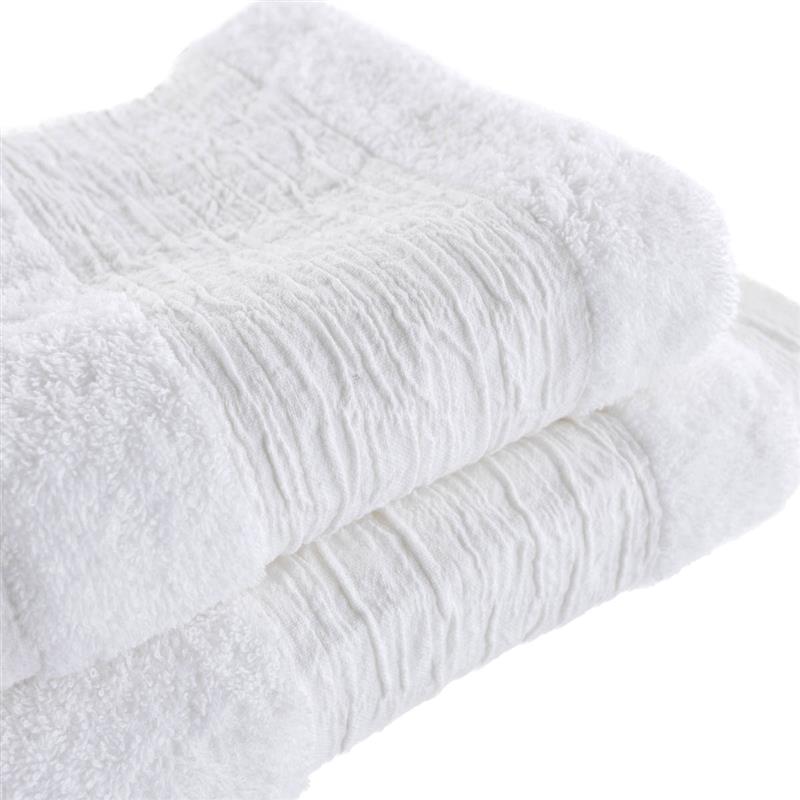 Conjunto de 2 toalhas de banho NUR branco