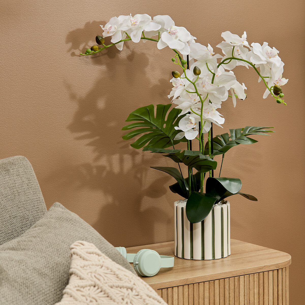 Planta artificial com vaso 50x40x81cm