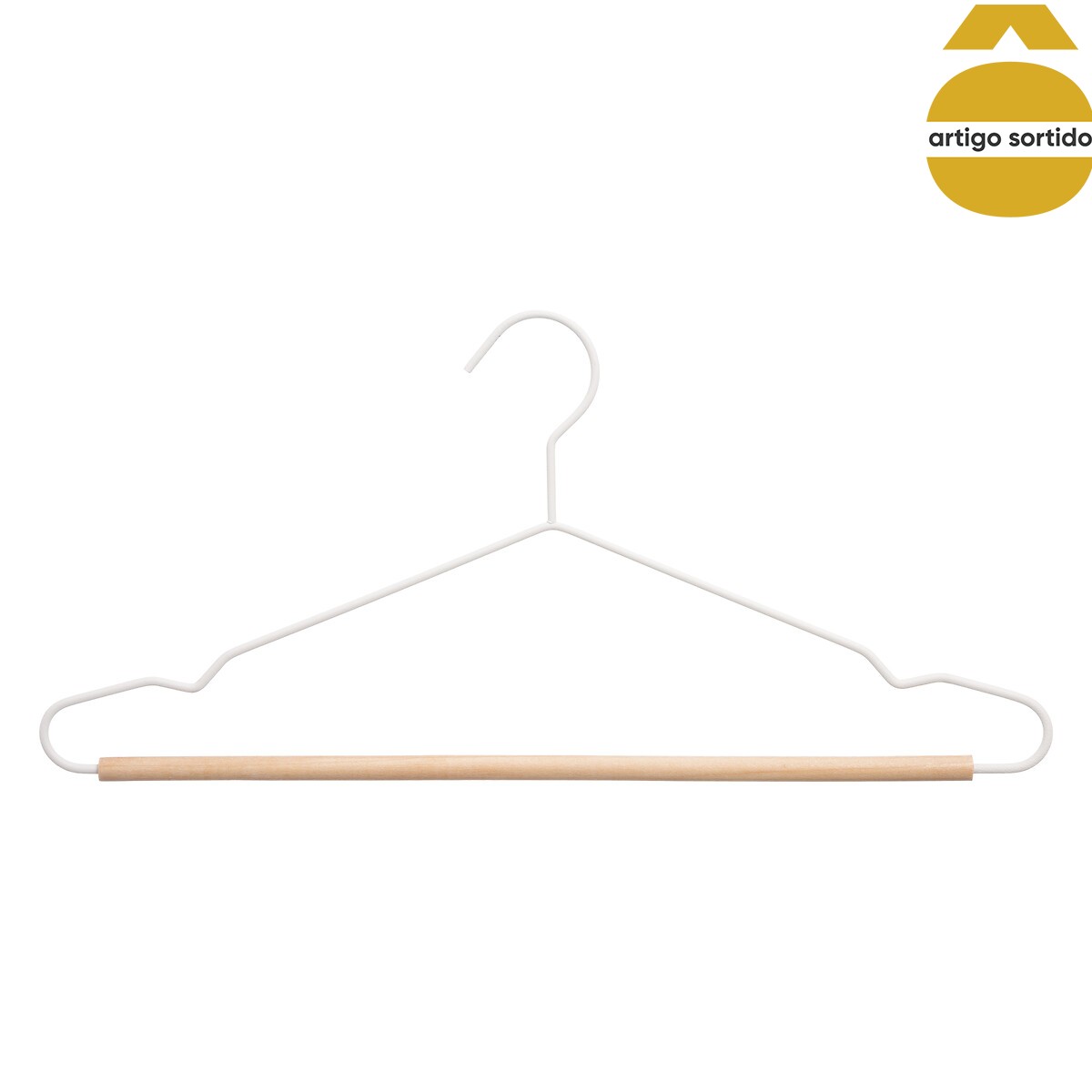 Cruzeta metal com madeira