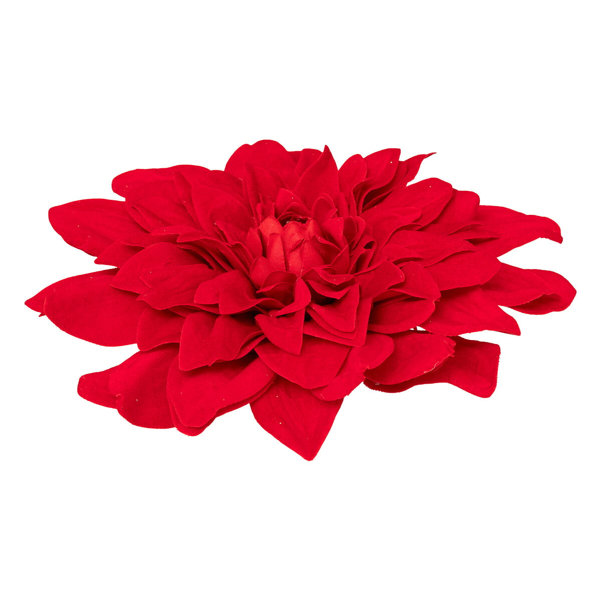 Flor dalia vermelha 20cm