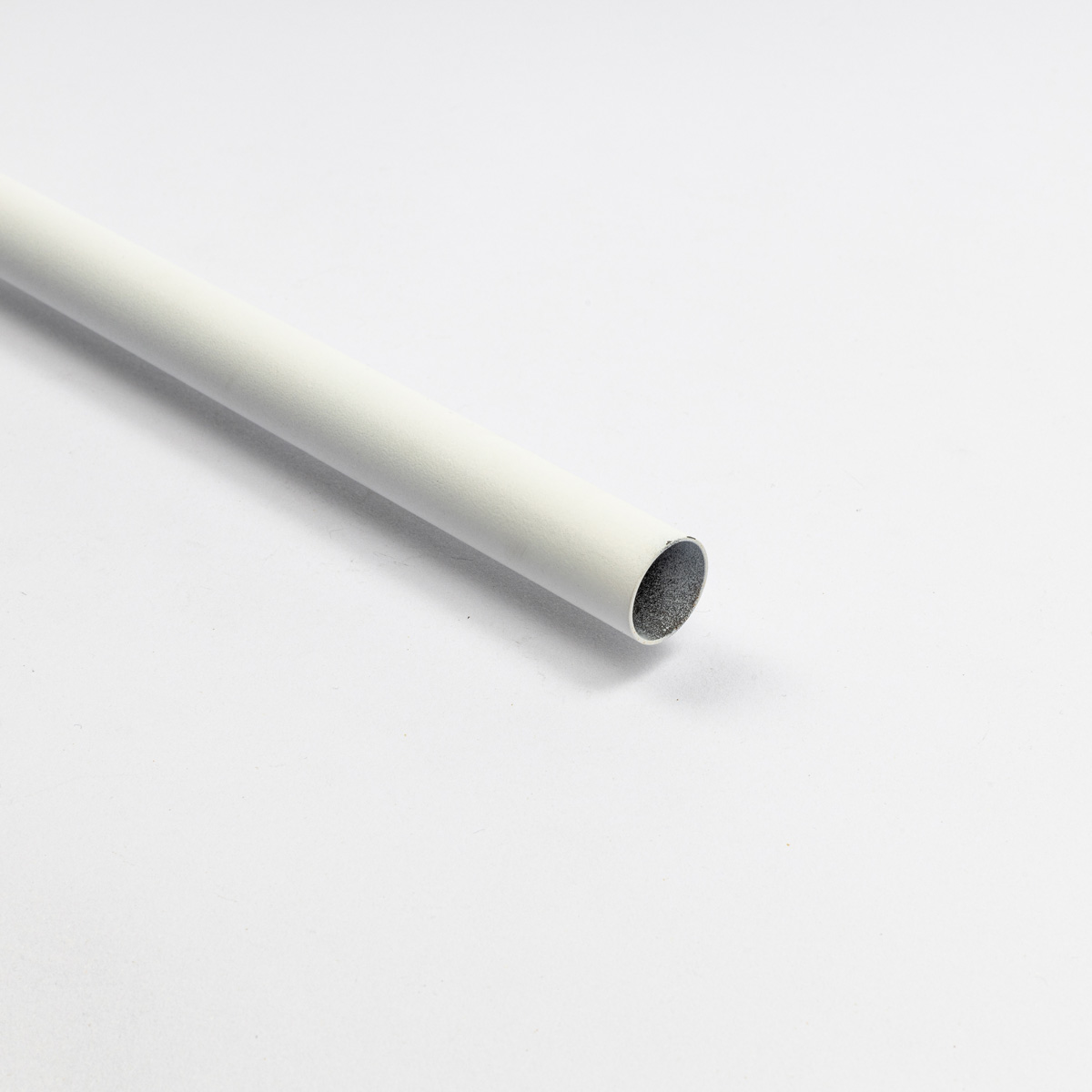 Tubo de ferro forjado branco mate 1,80m
