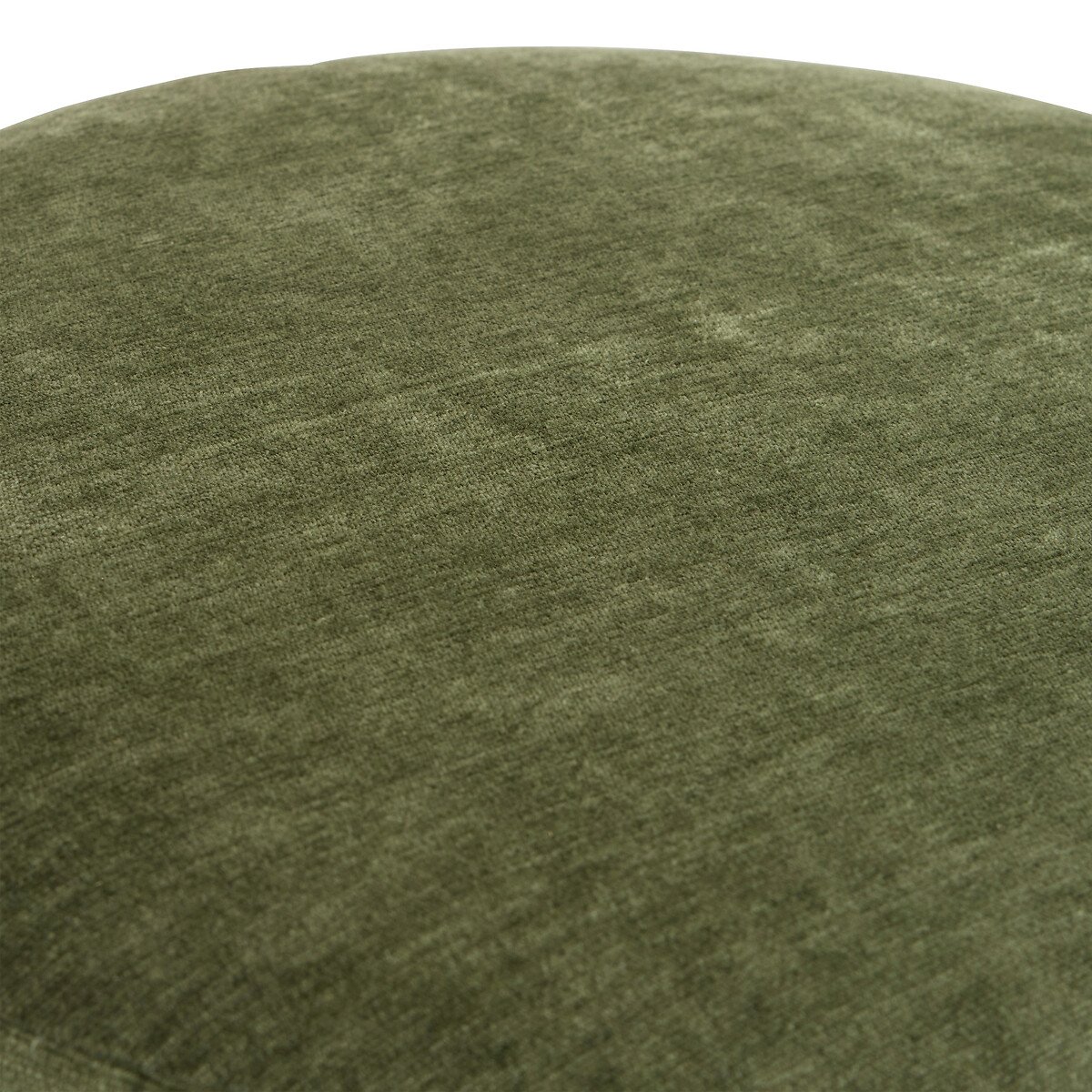 Pufe ALANYA com franjas verde 37,5x37,5x37,8cm