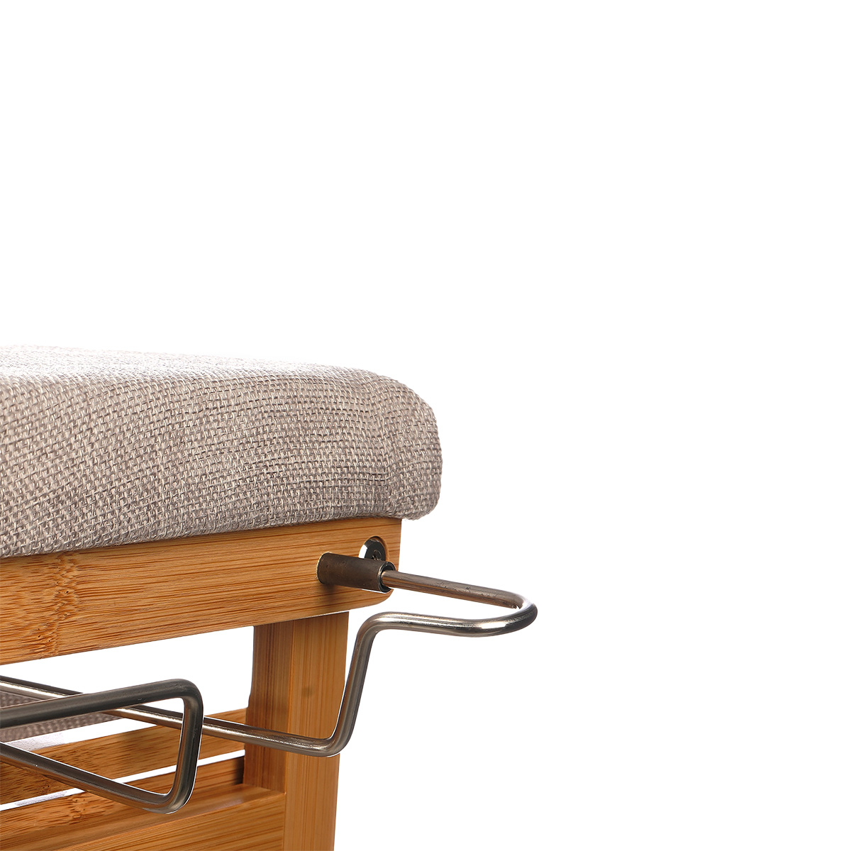 T&aacute;bua de engomar com m&oacute;vel e gavetas bege