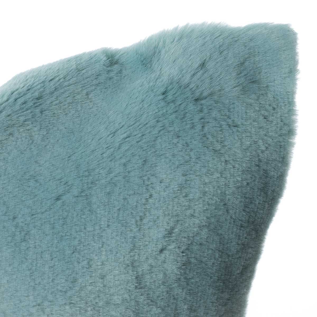 Almofada verde com pelo 60x60cm