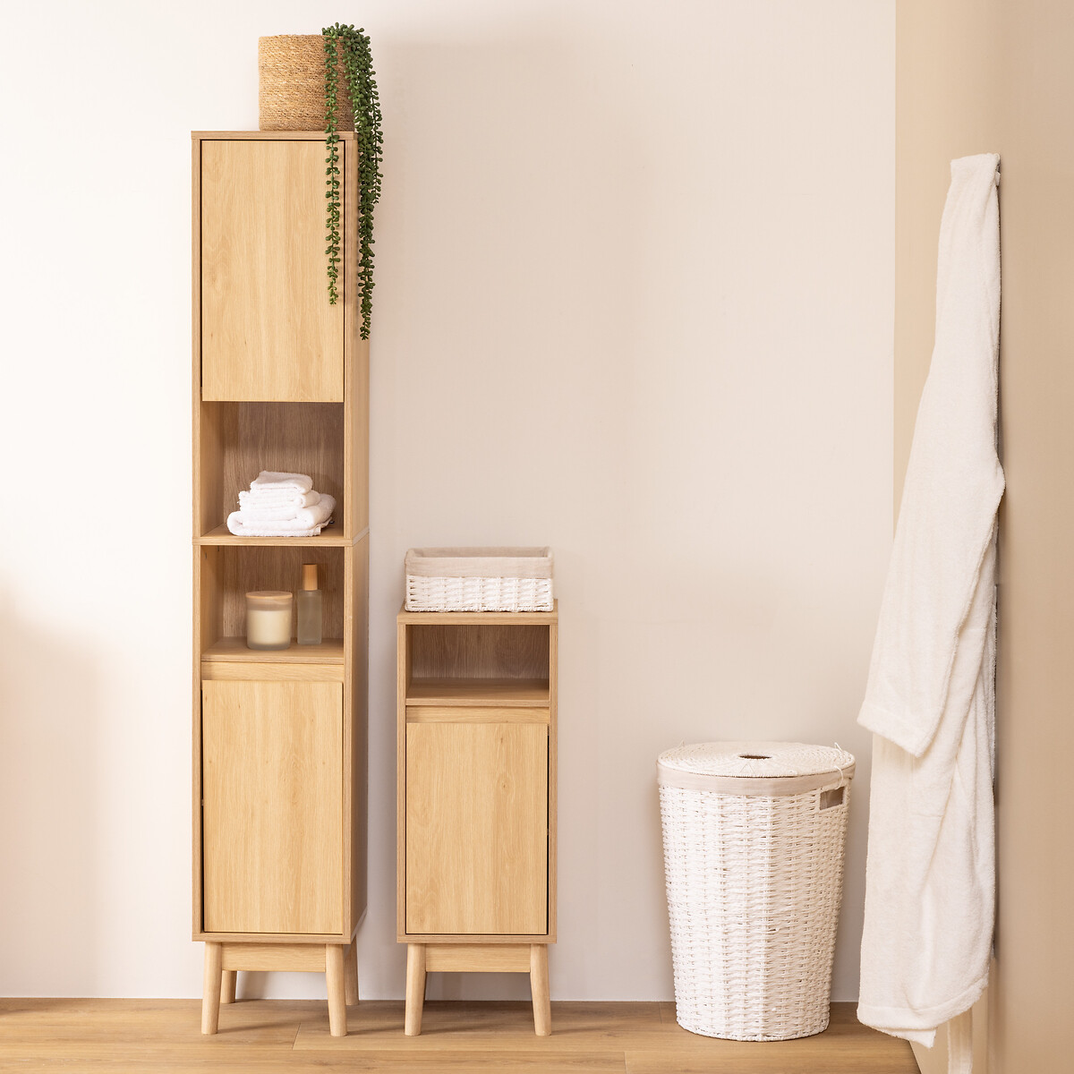 M&oacute;vel wc ABANA bege 80x30cm