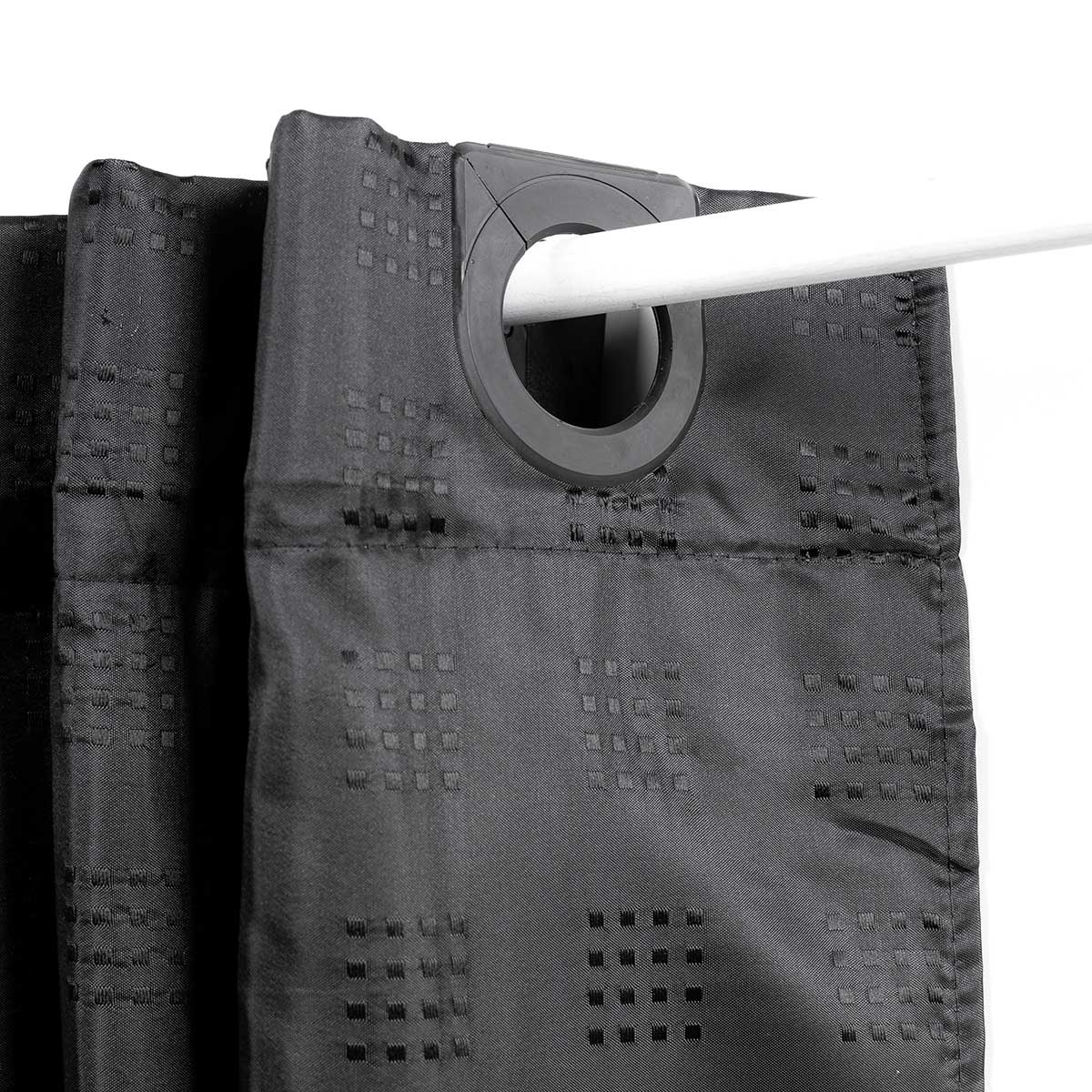 Cortina De Banho Preta 180x200cm