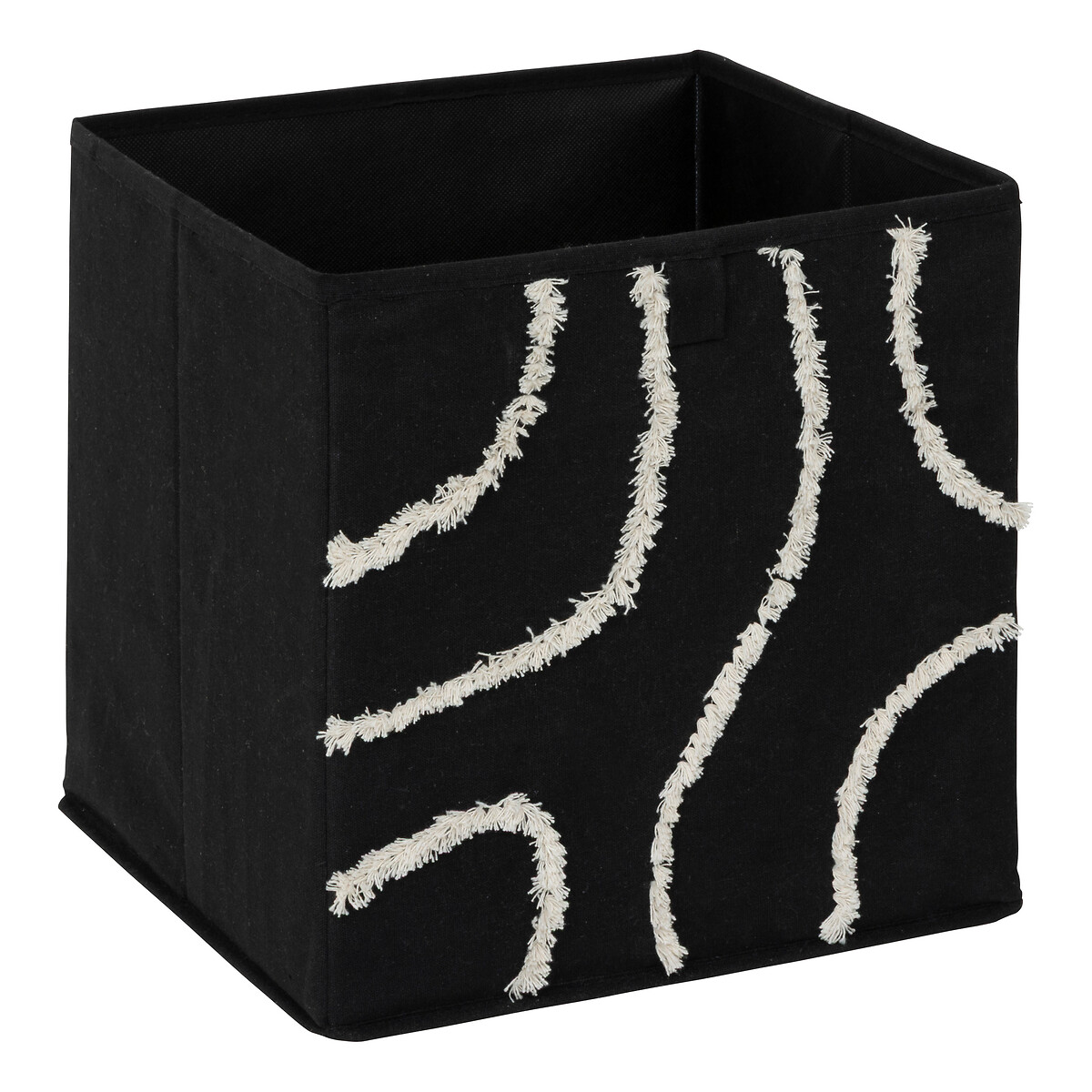Caixa de arruma&ccedil;&atilde;o BALI preto 31x31cm