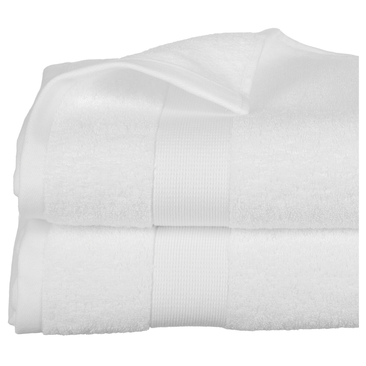 Toalha len&ccedil;ol de banho ESSENTIEL branca 100x150cm