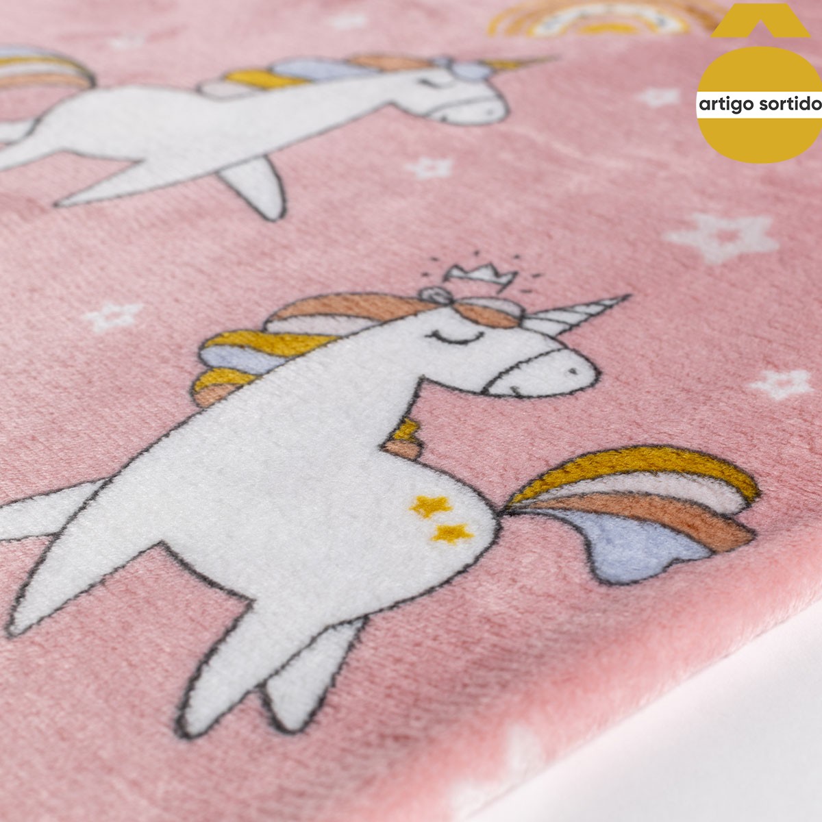 Manta com animais 120x160cm