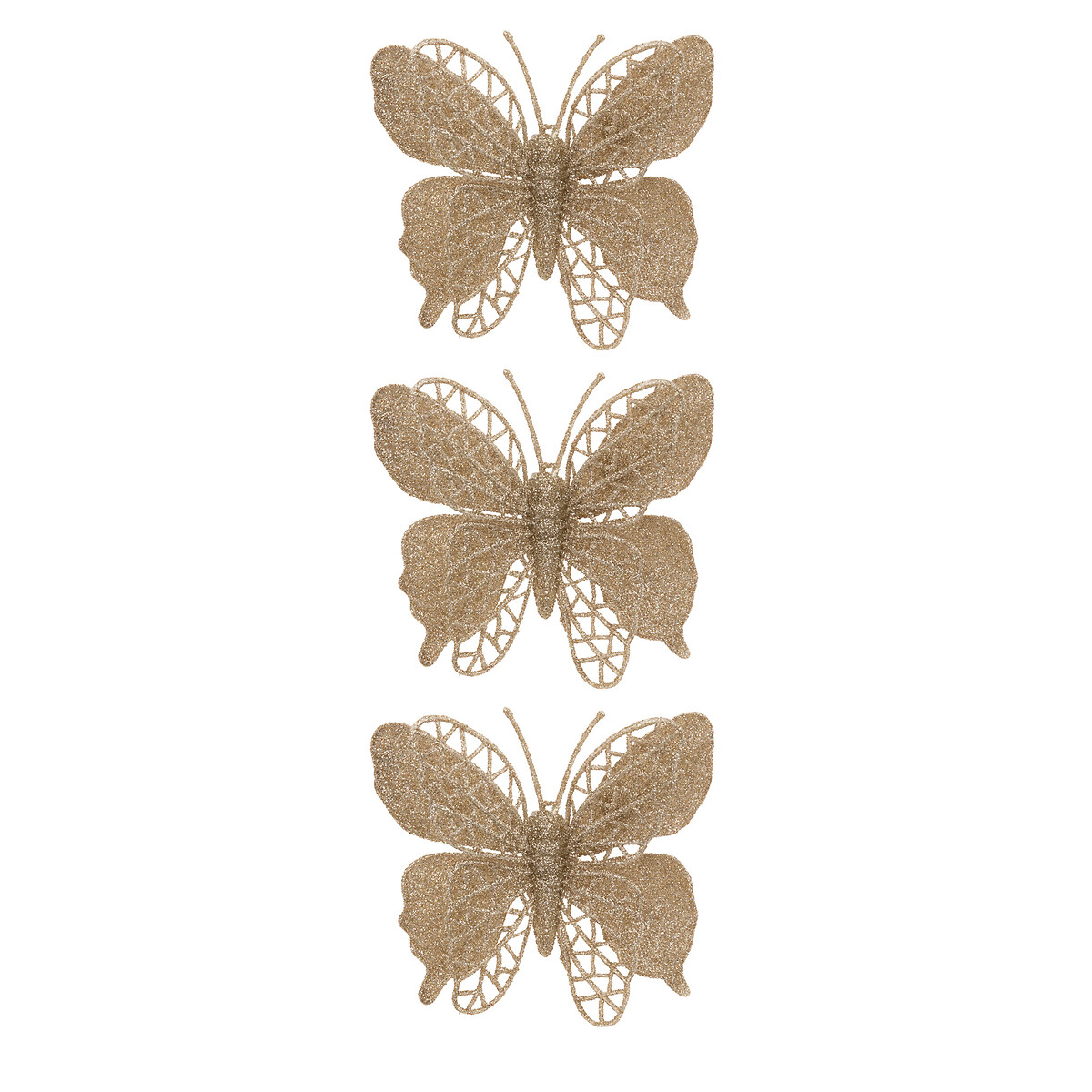 Conjunto de 3 pendurantes borboleta 10cm