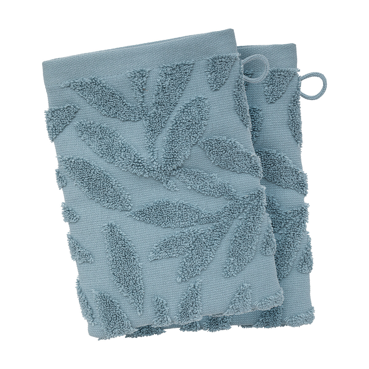 Conjunto de 2 luvas de banho SEA VIEW azul