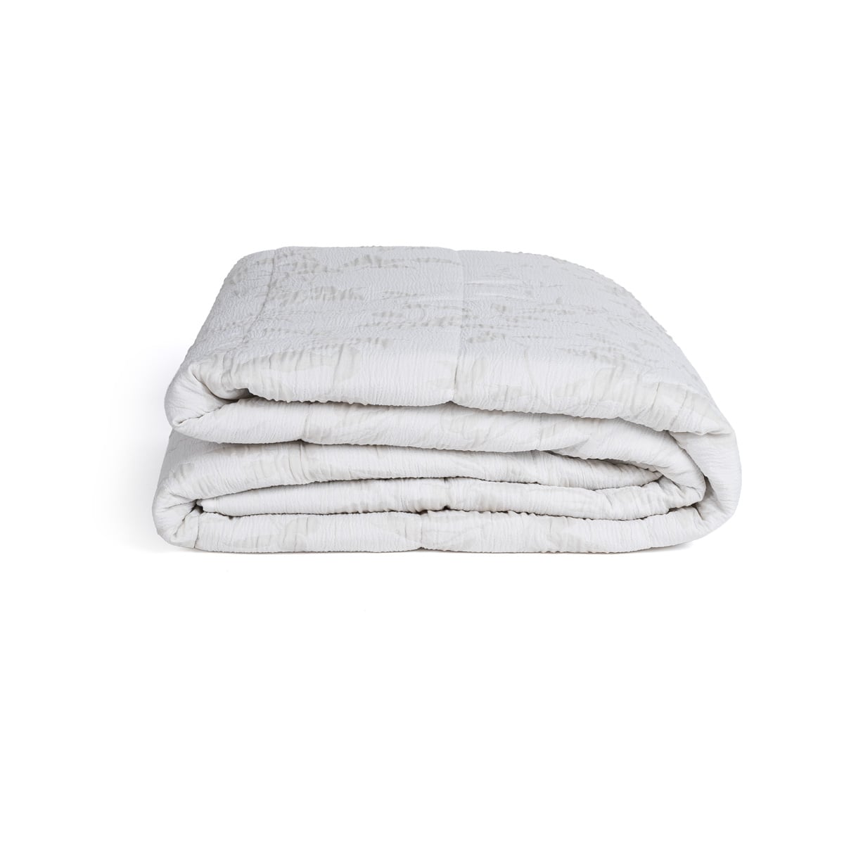 Colcha folhas AUREN cinza 250x270cm